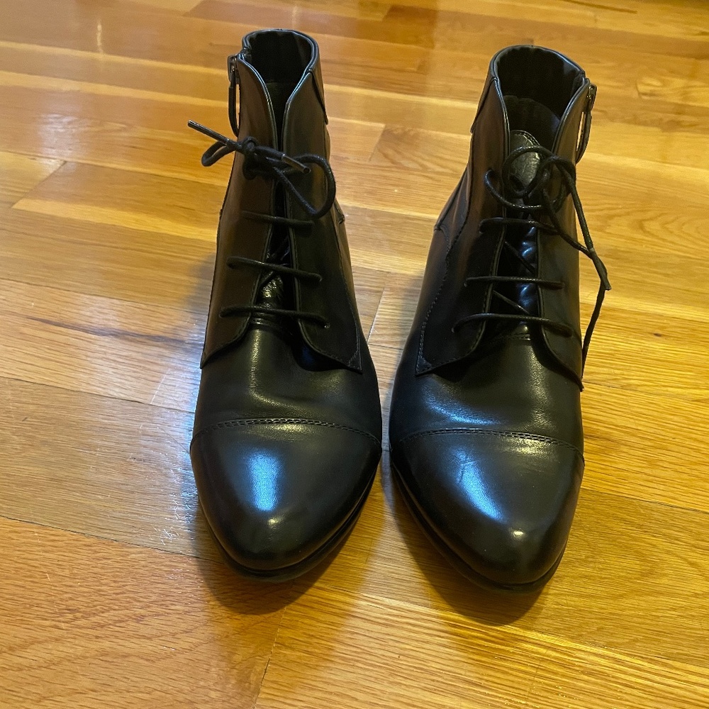 Regarde le Ciel black ankle boots